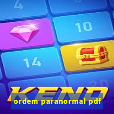 ordem paranormal pdf